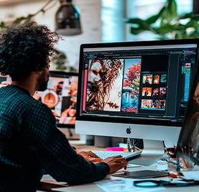 Foto ilustrativa da vaga Designer gráfico